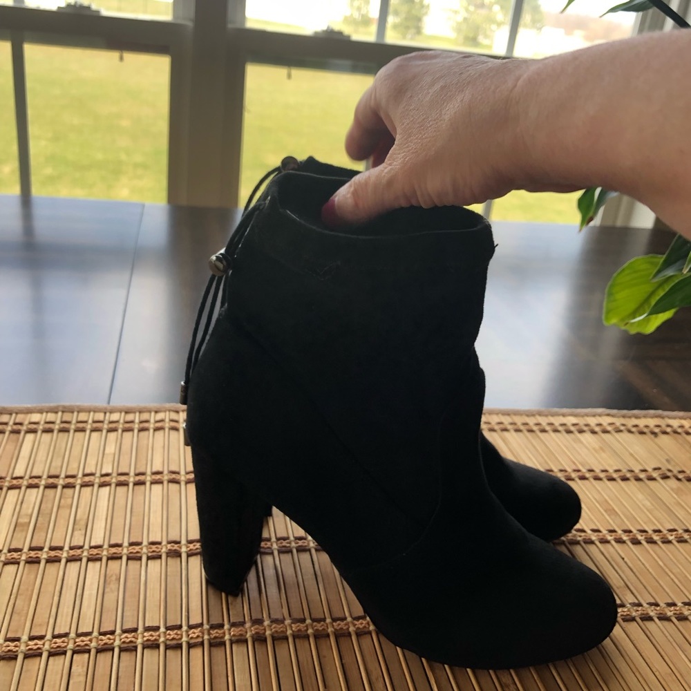 Express Booties Adjustable Ankle Drawstring. Size… - image 3